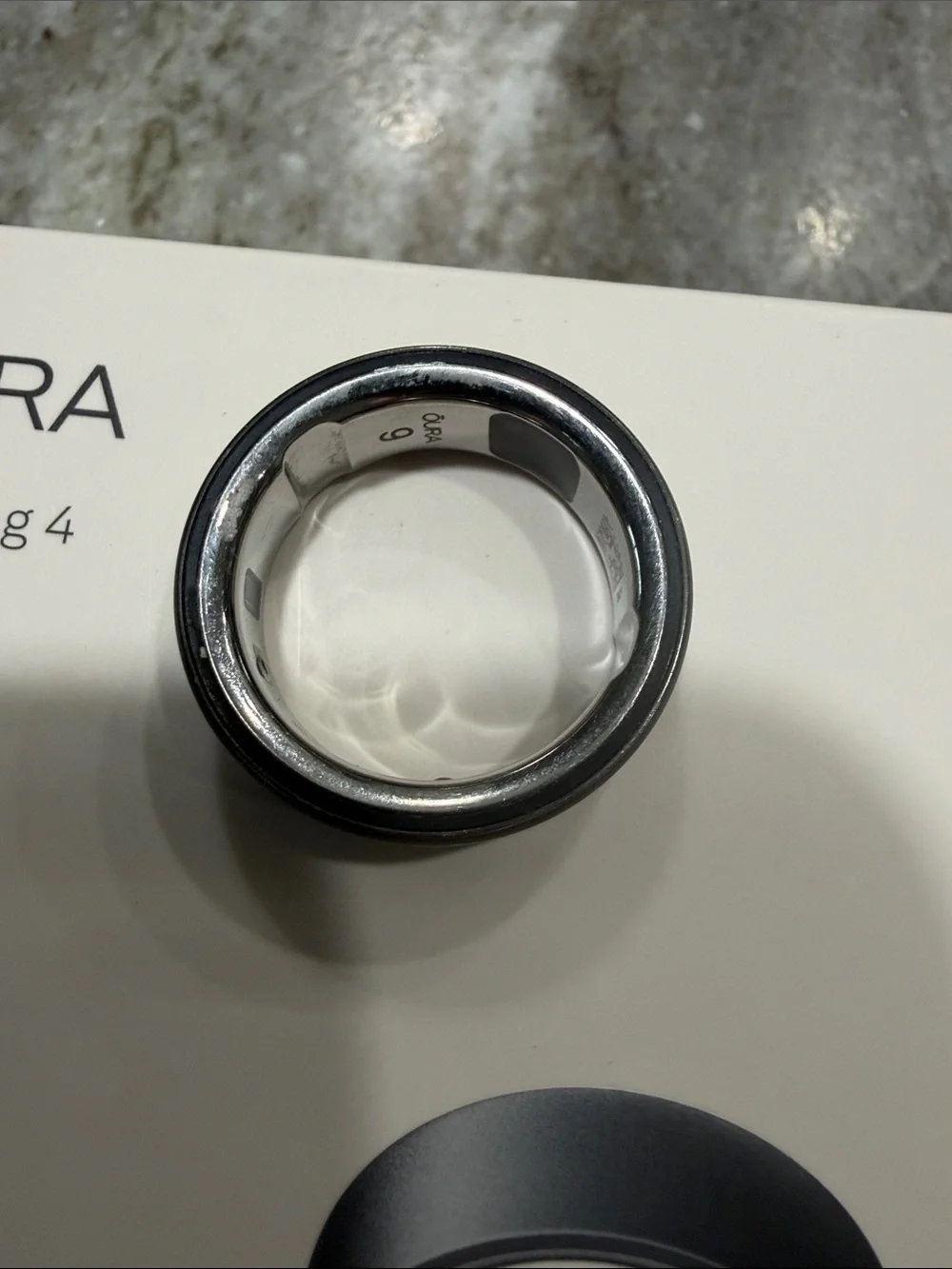 Oura Ring 4 Smart Health Ring by Oura - Size 9 stealth color